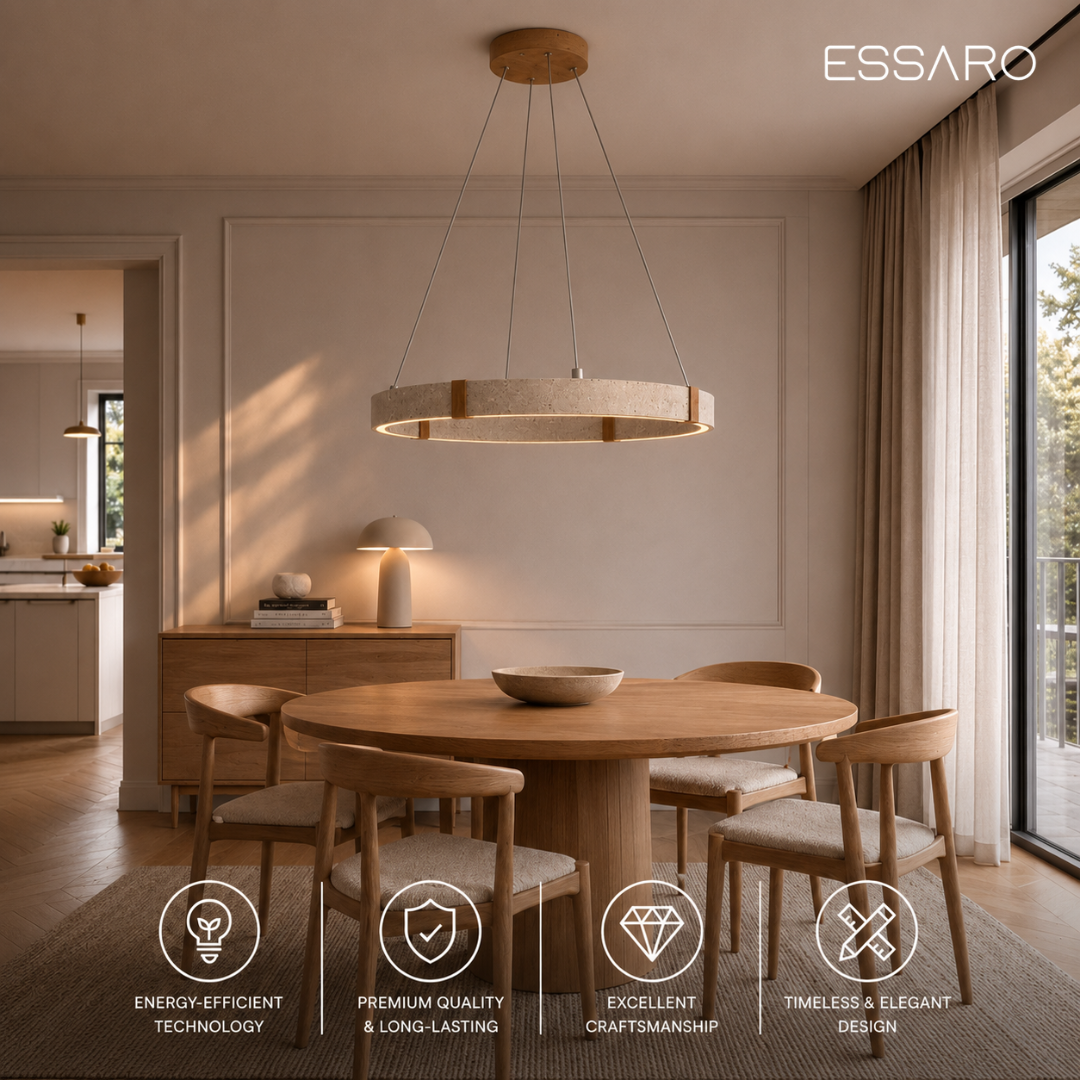 Rome | Travertine Pendant Light