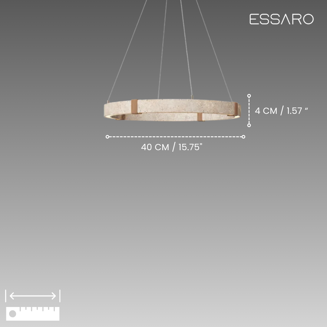 Rome | Travertine Pendant Light