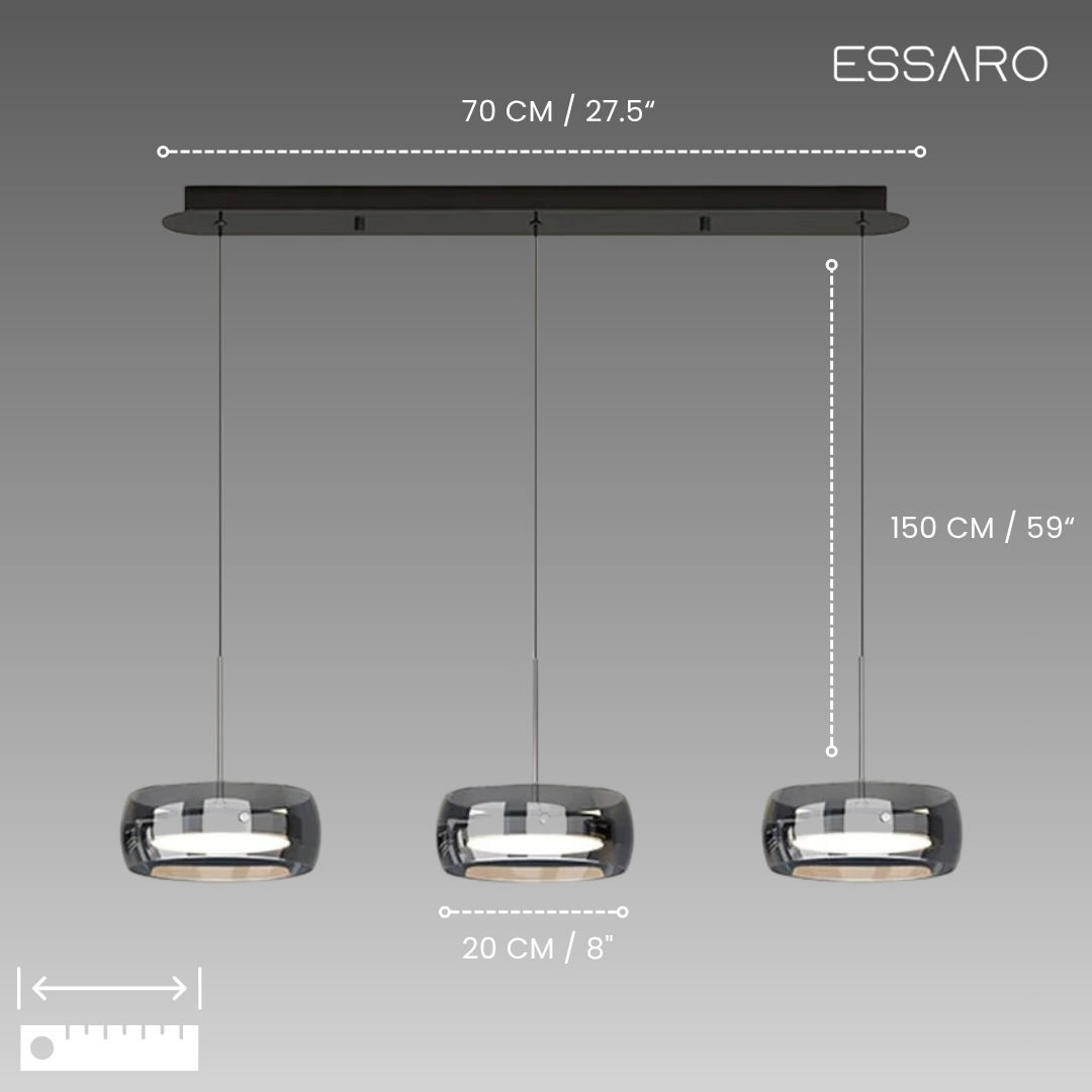 Esraa | Glass Pendant Light