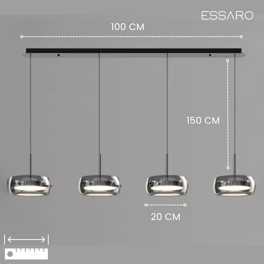 Esraa | Glass Pendant Light