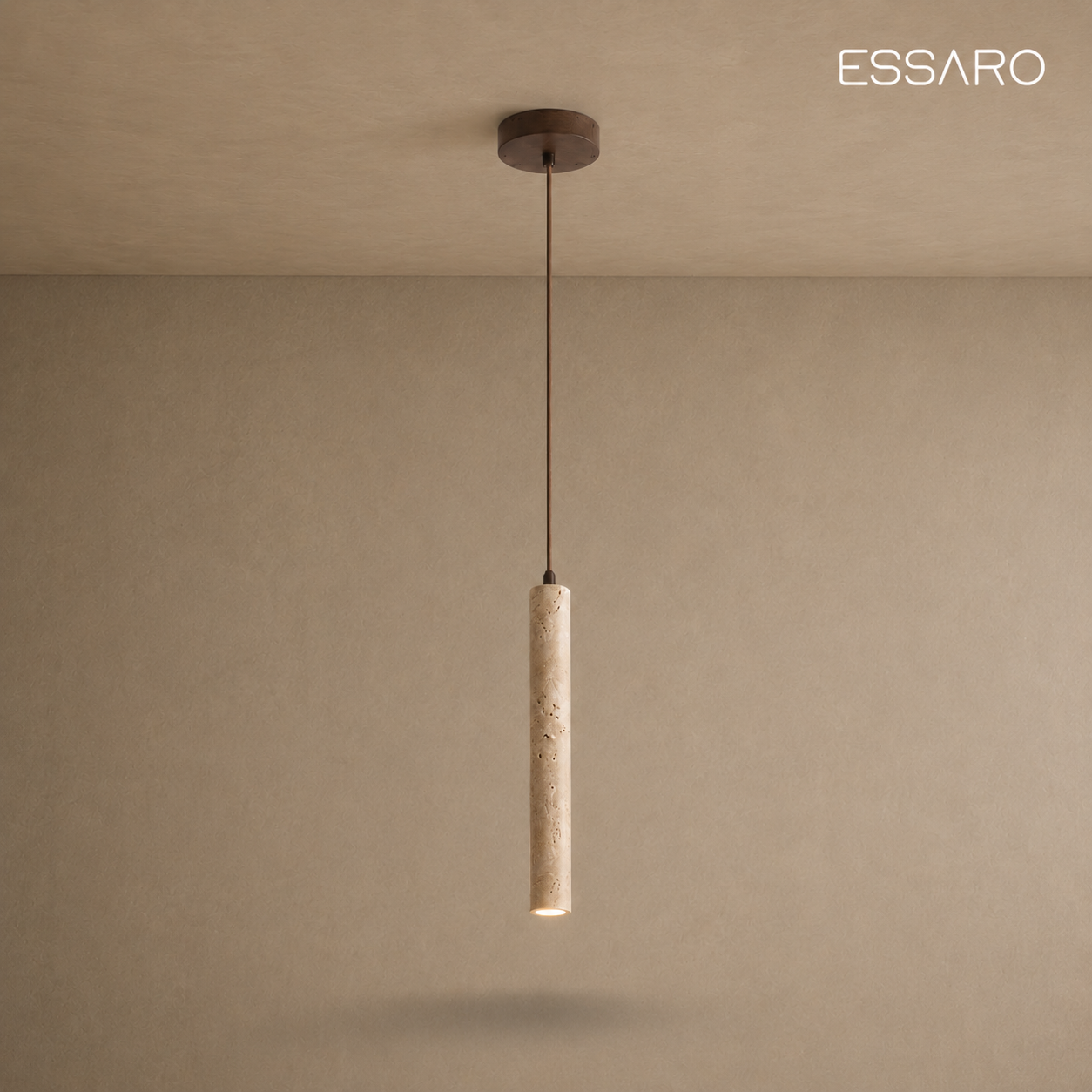 Tivaro  Travertine Pendant Light