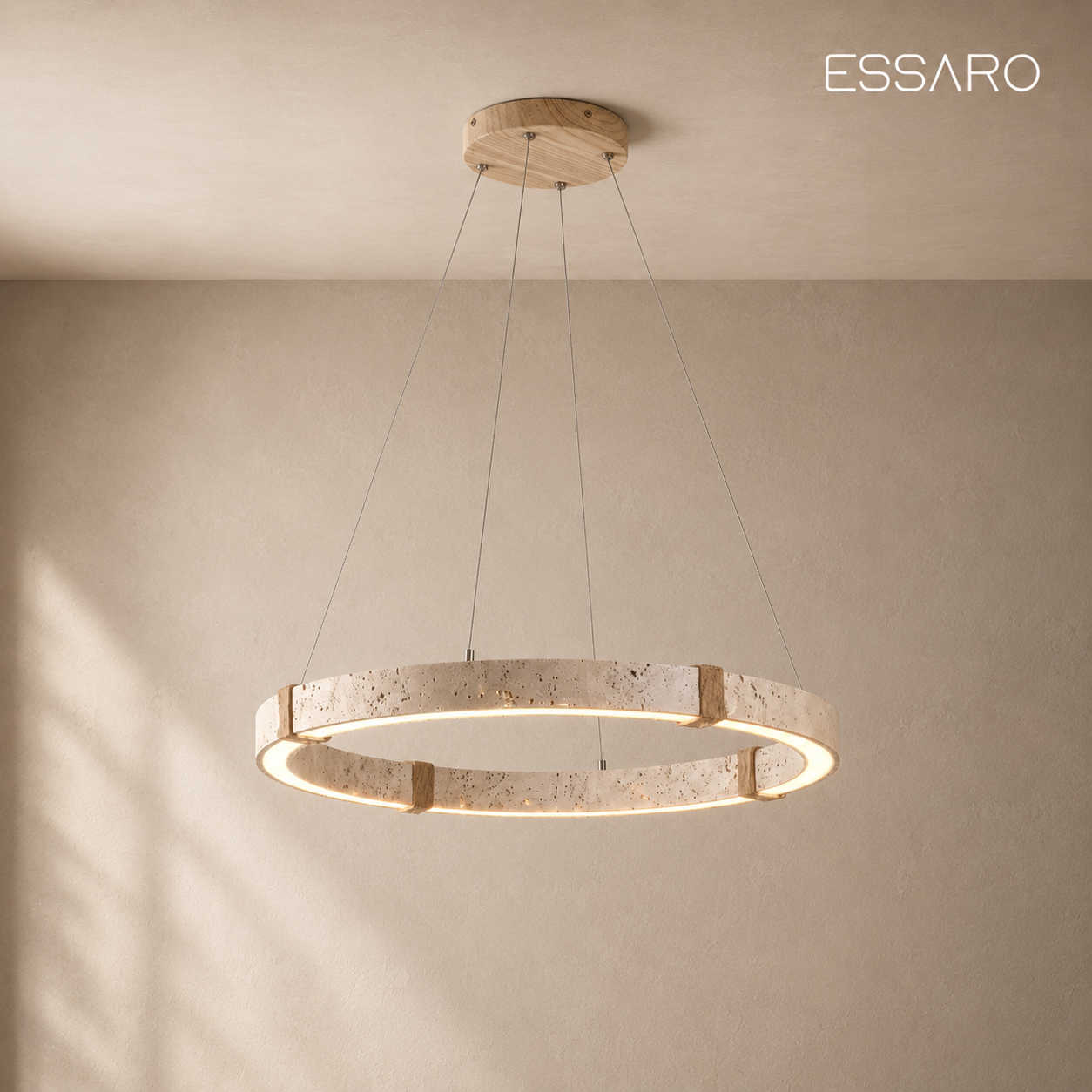 Rome | Travertine Pendant Light