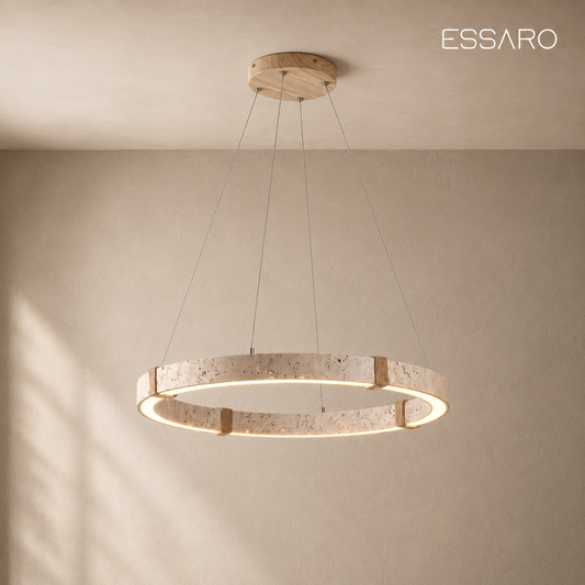 Rome | Travertine Pendant Light