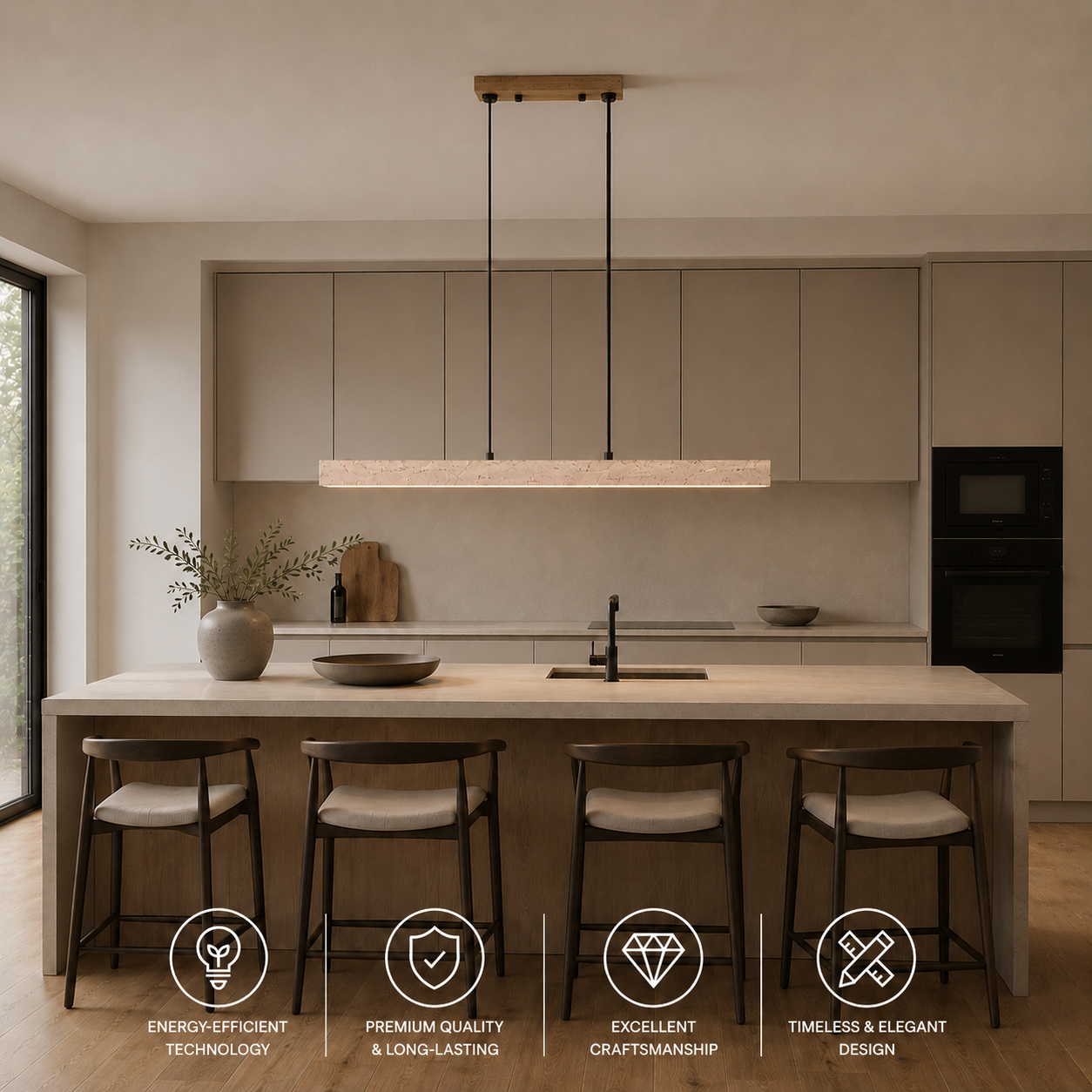 Rome | Travertine Pendant Light
