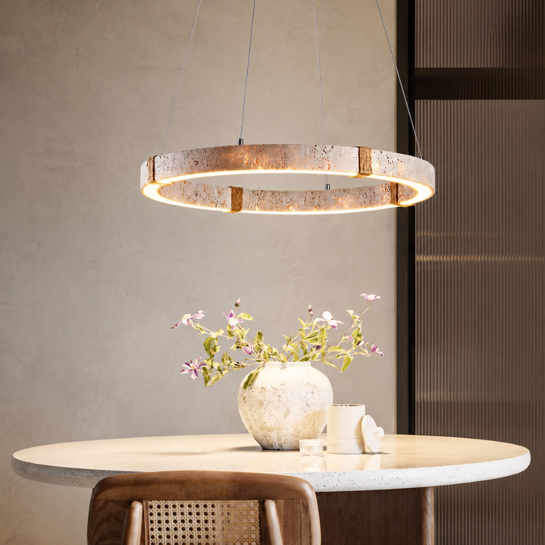 Rome | Travertine Pendant Light