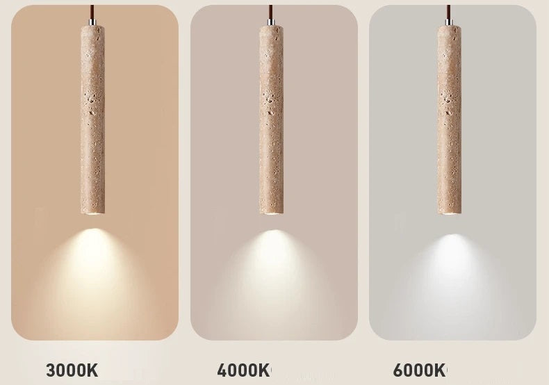 Tivaro  Travertine Pendant Light