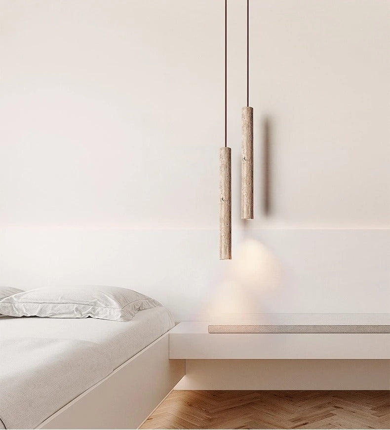 Tivaro  Travertine Pendant Light