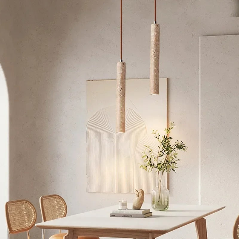 Tivaro  Travertine Pendant Light