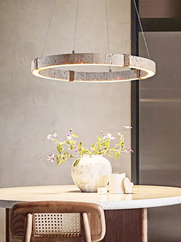 Rome | Travertine Pendant Light